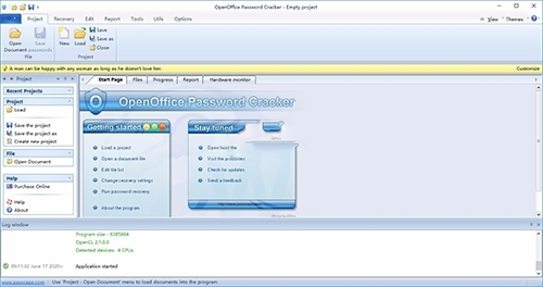 OpenOffice Password Crackerv2.7