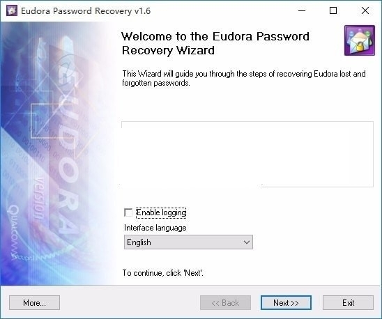 Eudora Password Recoveryv1.6