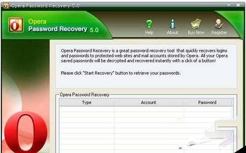 Opera Password Recoveryv5.7