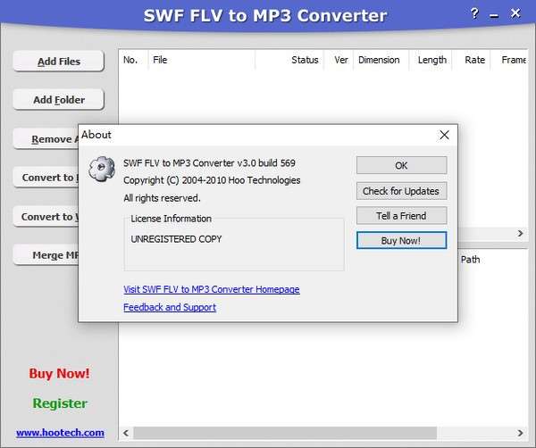 SWF FLV to MP3 Converter(FLV转MP3格式转换器)v3.0